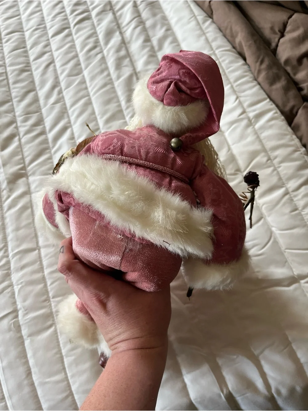 Pink Santa Shelf Sitter